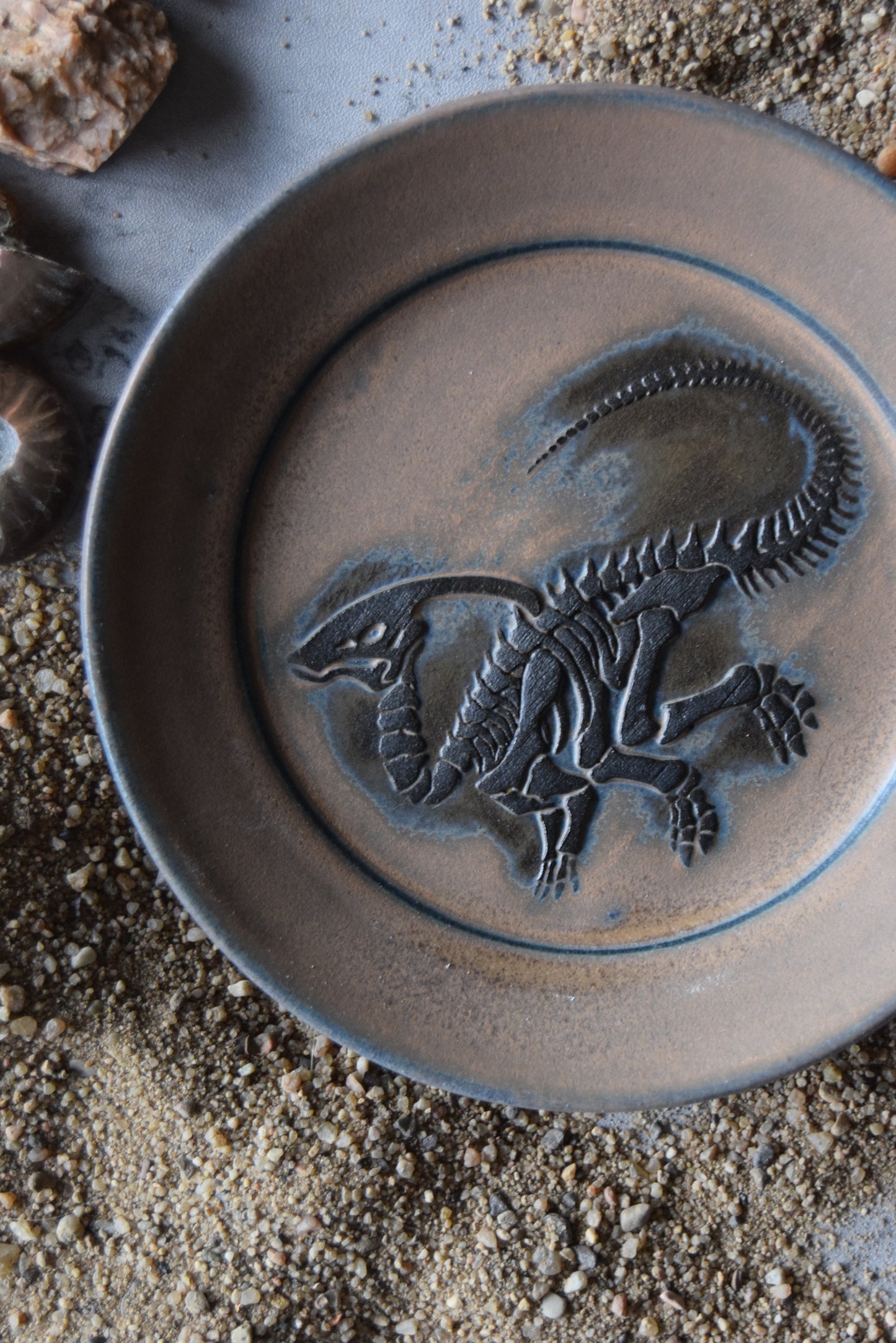 Fossil Trinket Plate 09