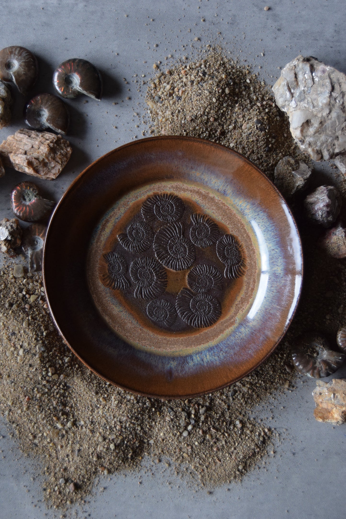 Fossil Trinket Plate 17
