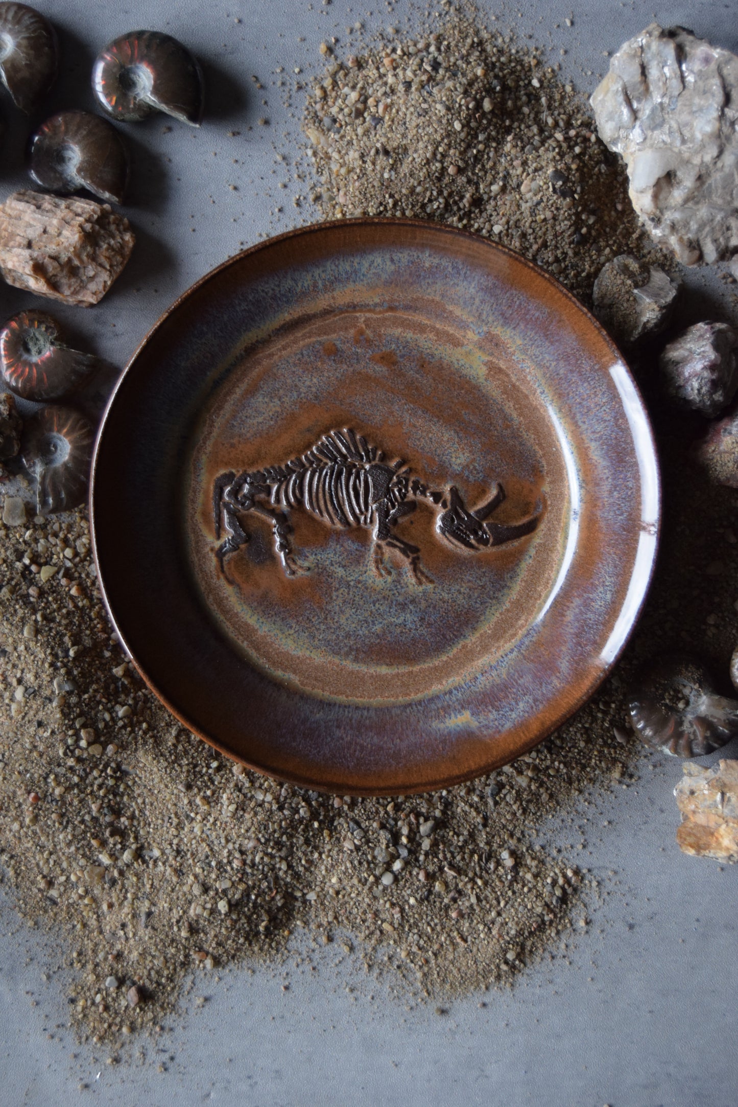 Fossil Trinket Plate 18