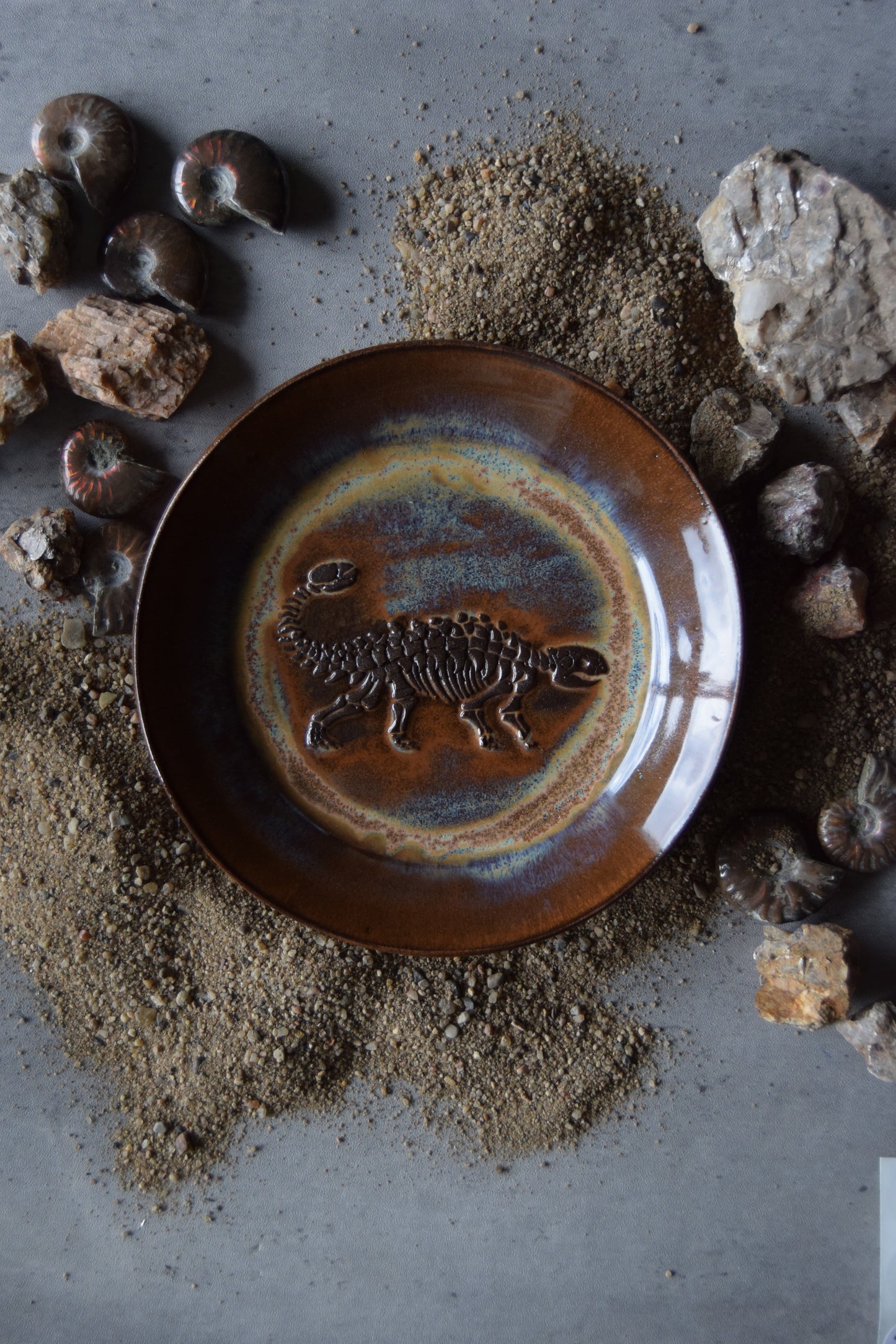 Fossil Trinket Plate 22