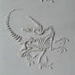 Z*Rodillo de Textura - Fósil de Velociraptor Retorcido