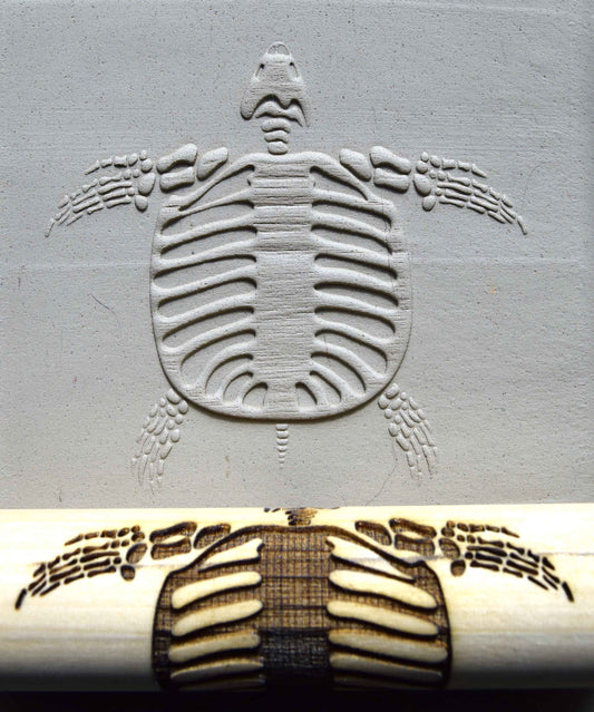 Z*Rodillo Texturador - Fósil de Tortuga Archelon