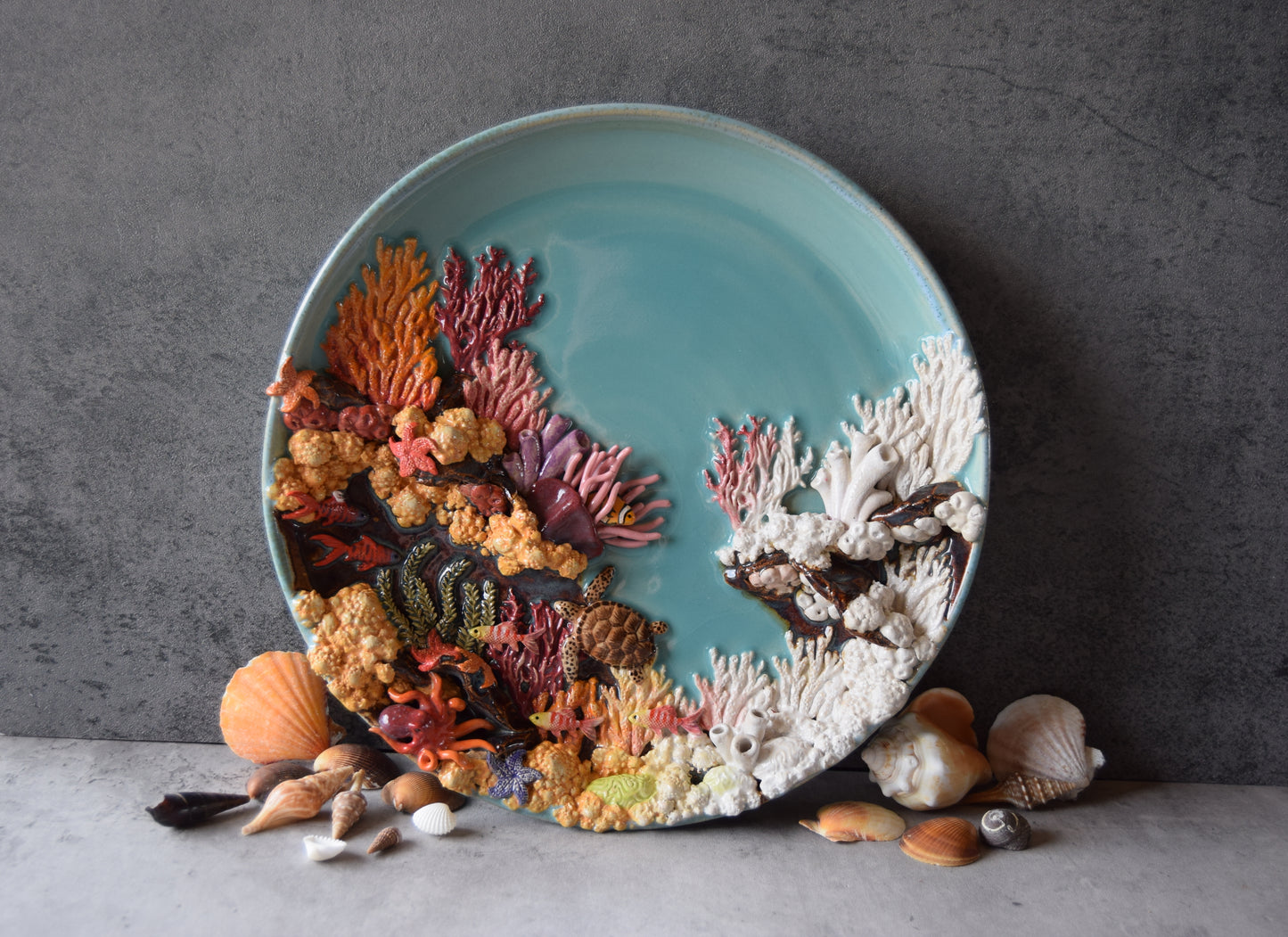 Kelsey Schroeder- Coral Reef Plate