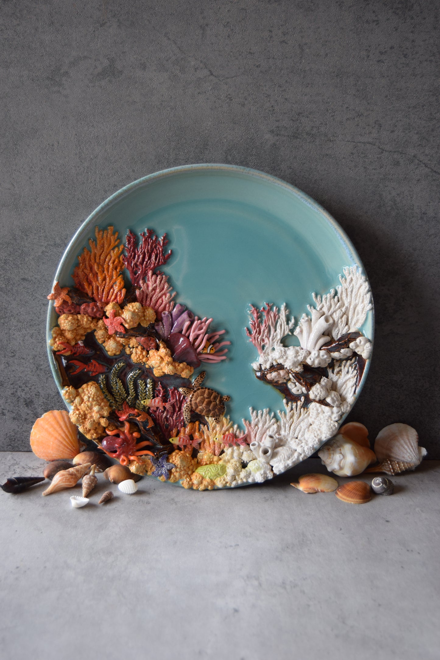Kelsey Schroeder- Coral Reef Plate