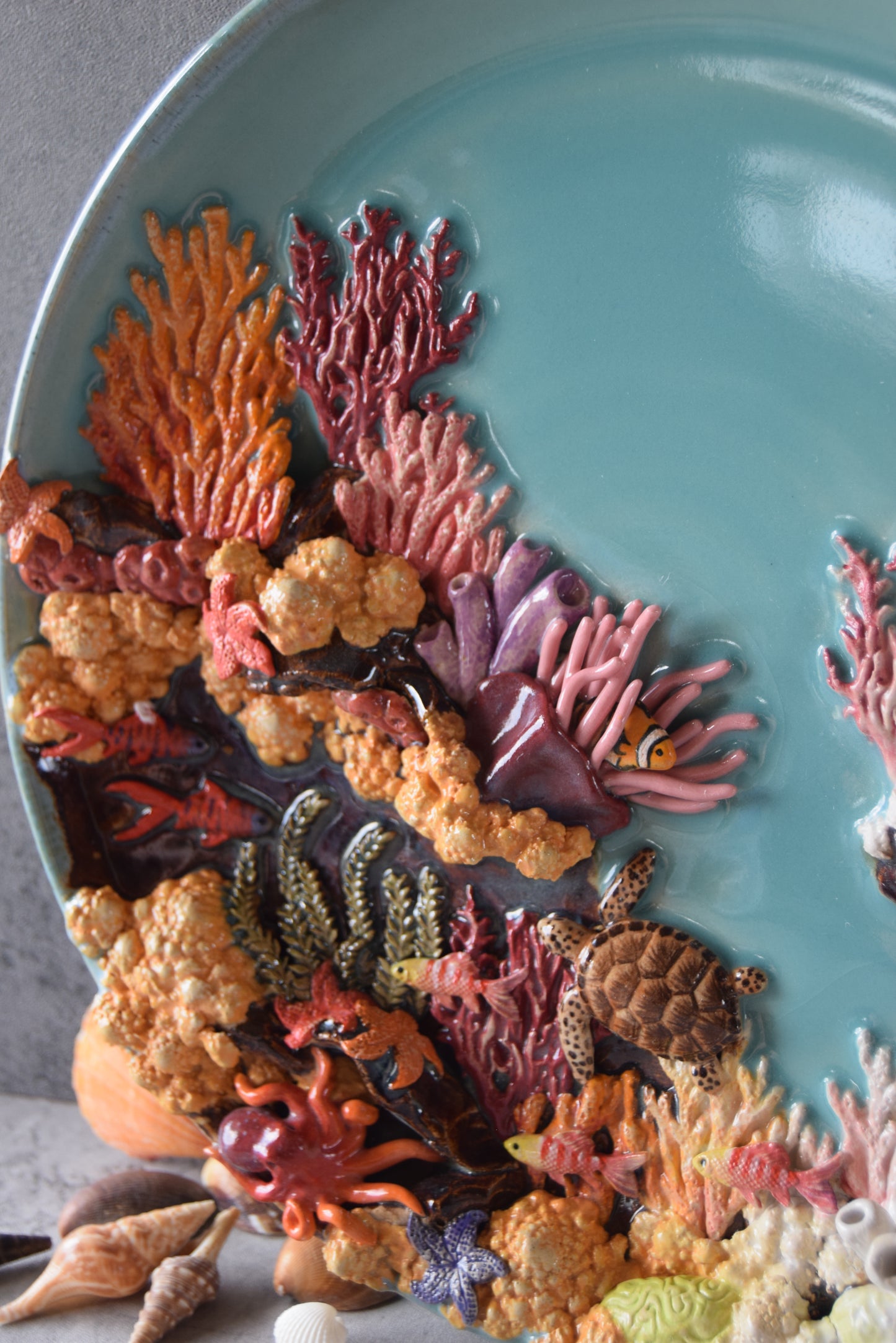 Kelsey Schroeder- Coral Reef Plate