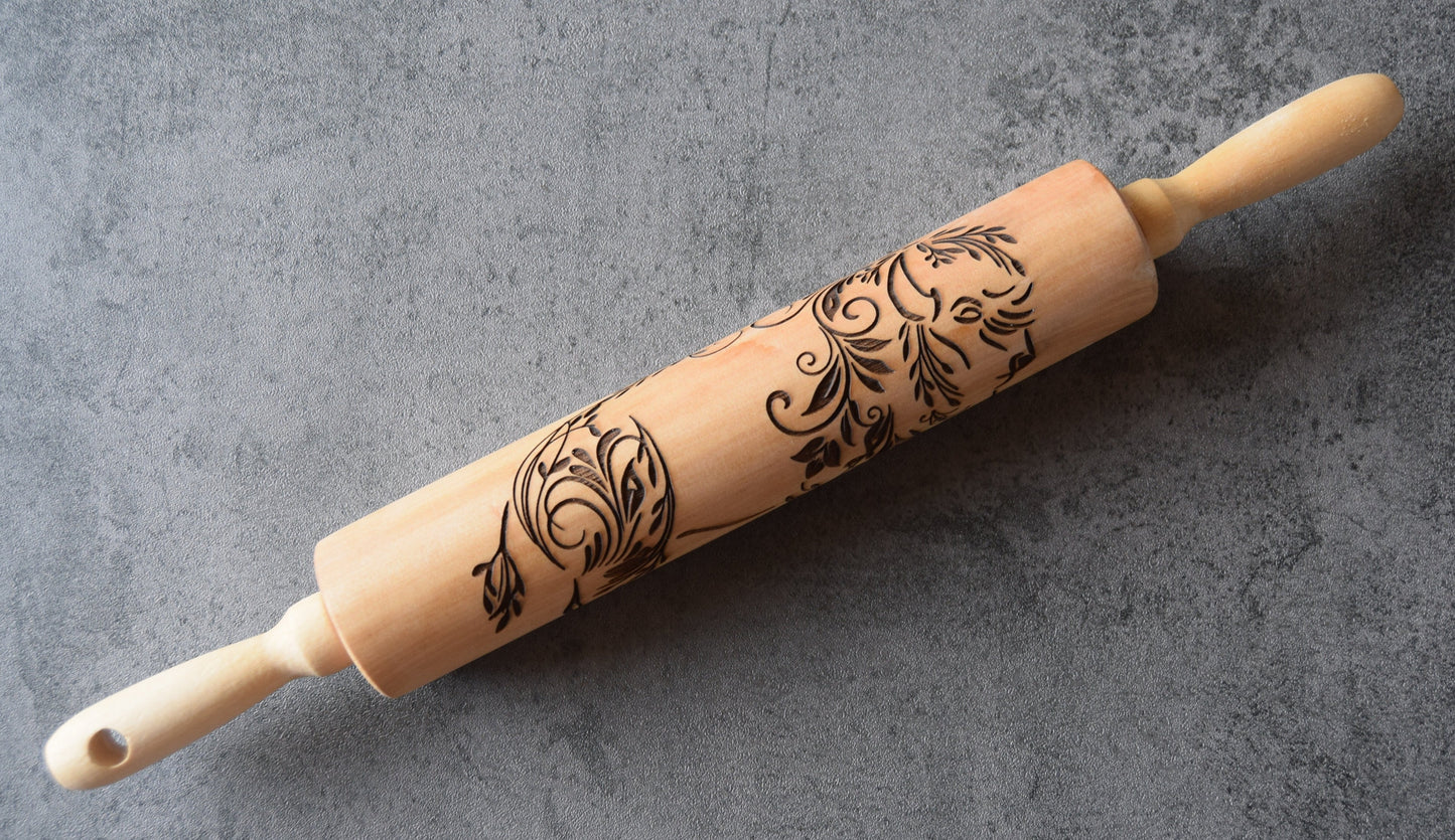 Z*Flourish Bison Rolling Pin (large)