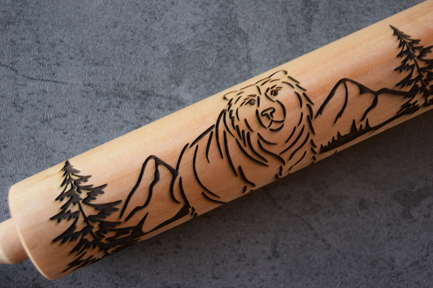 Z*Grizzly Bear Rolling Pin (large)