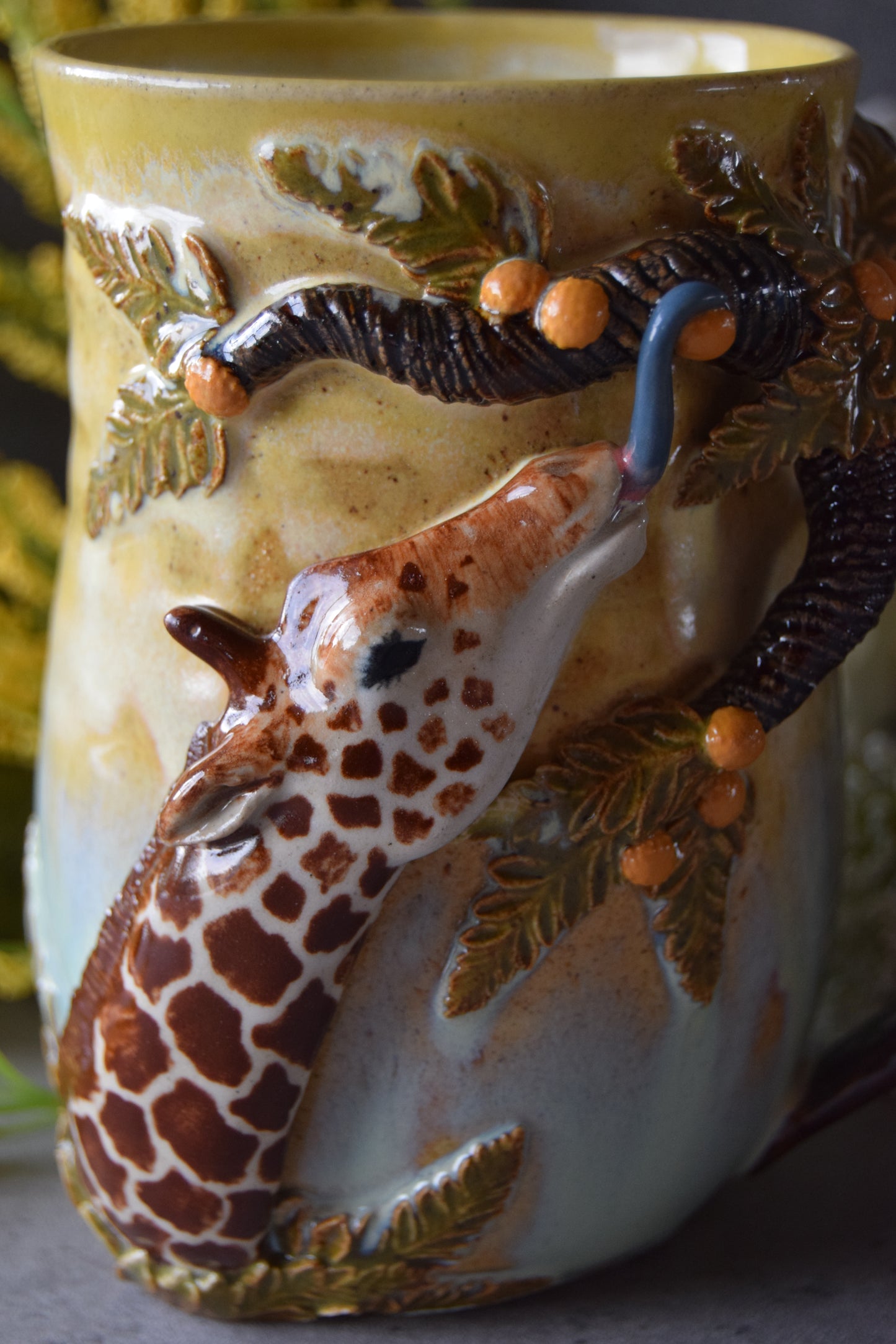 Giraffe Pollinator Mug