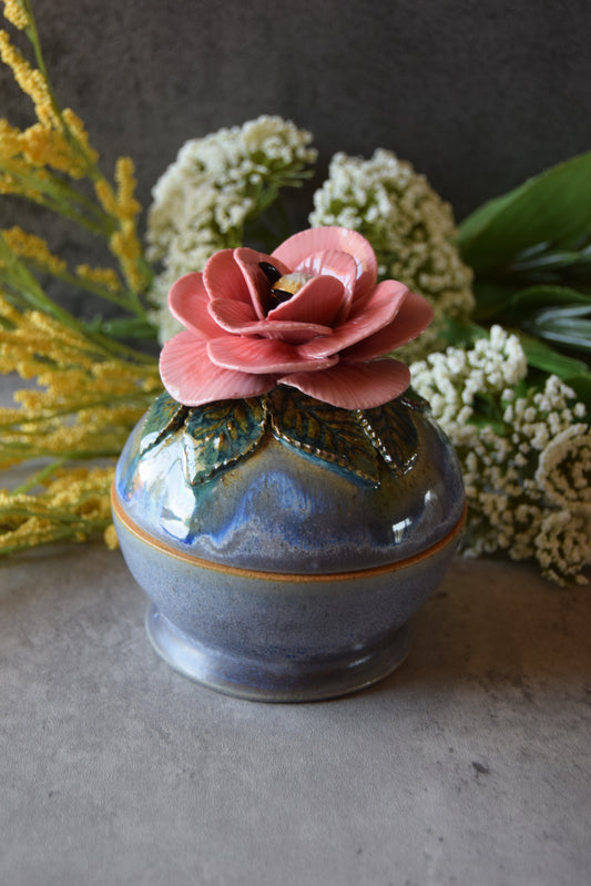 Bee and Flower Jar