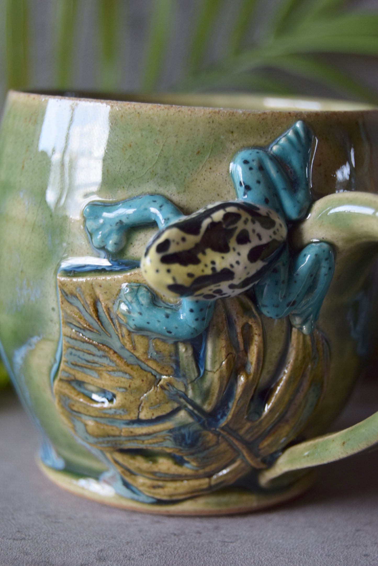 Frogs and Orchids Tea Set