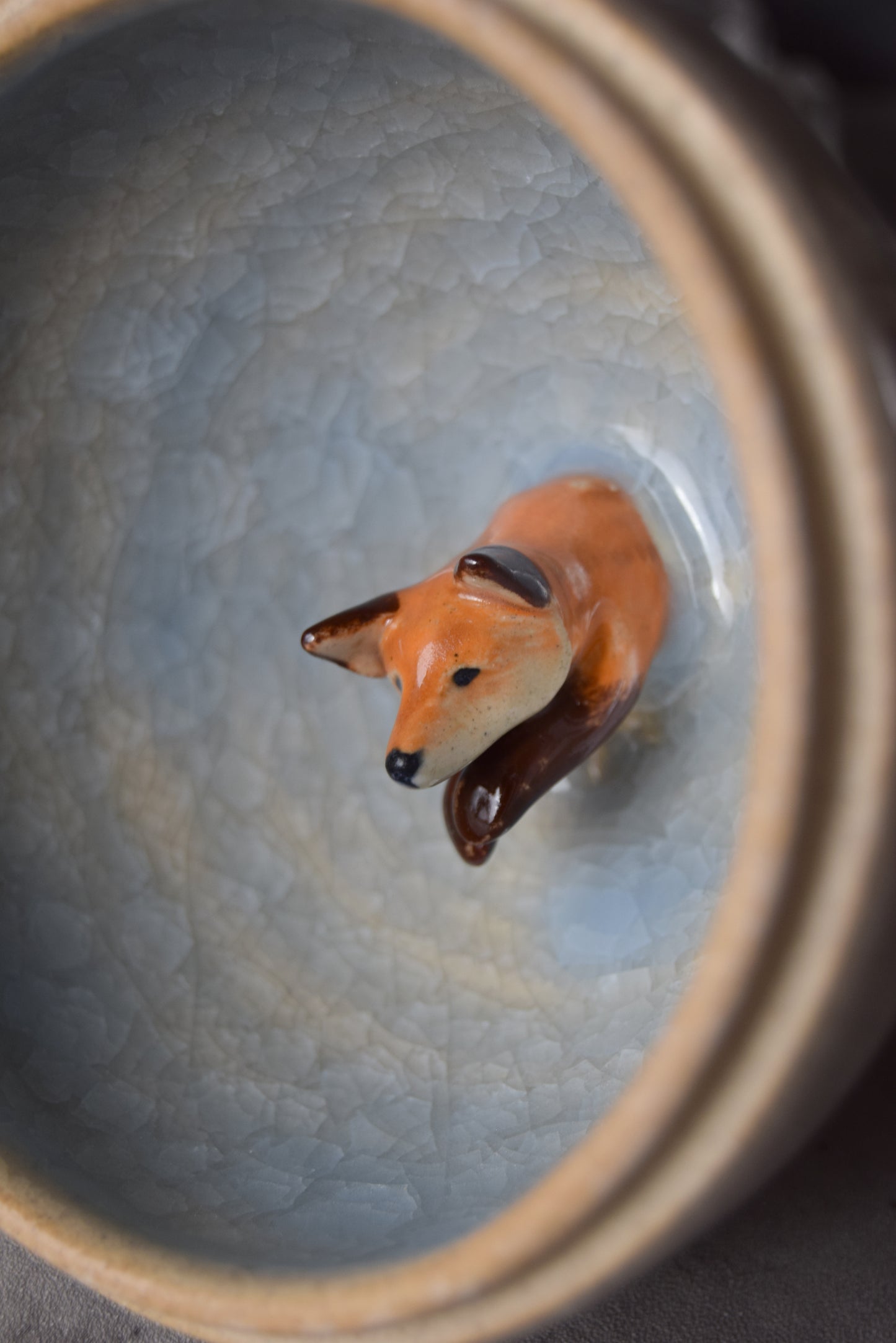 Diving Fox Jar