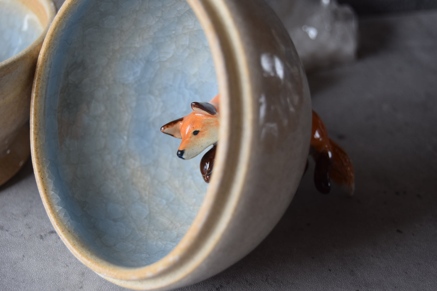 Diving Fox Jar