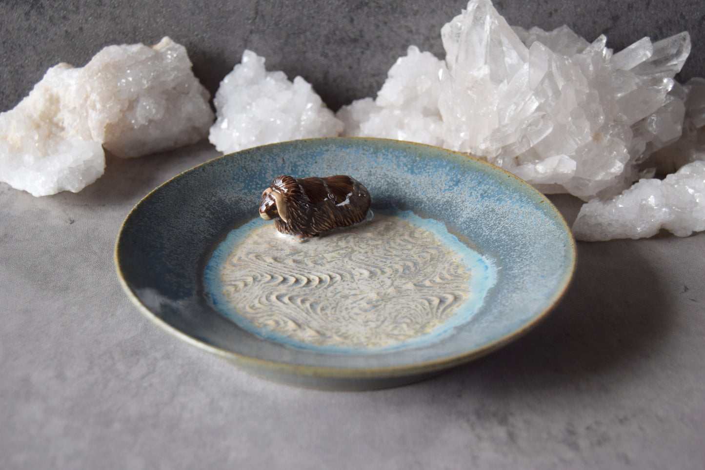 Musk Ox Trinket Plate
