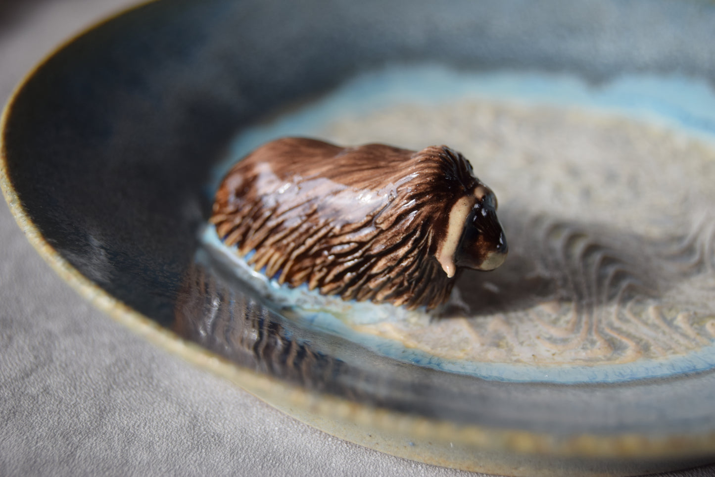 Musk Ox Trinket Plate