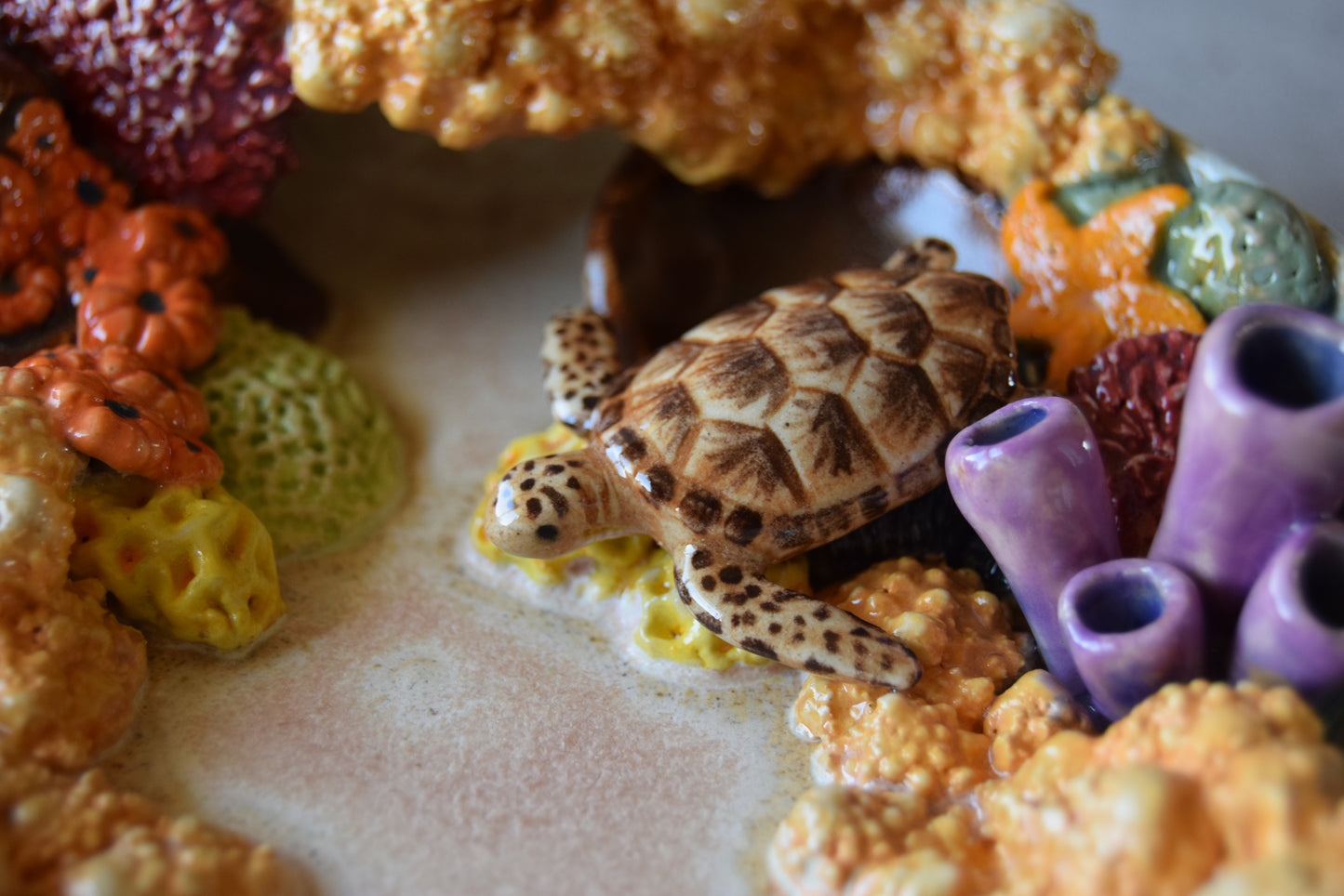Coral Reef Jewelry Dish (plate)