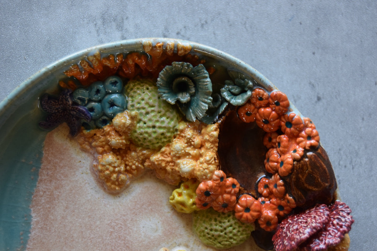Coral Reef Jewelry Dish (plate)
