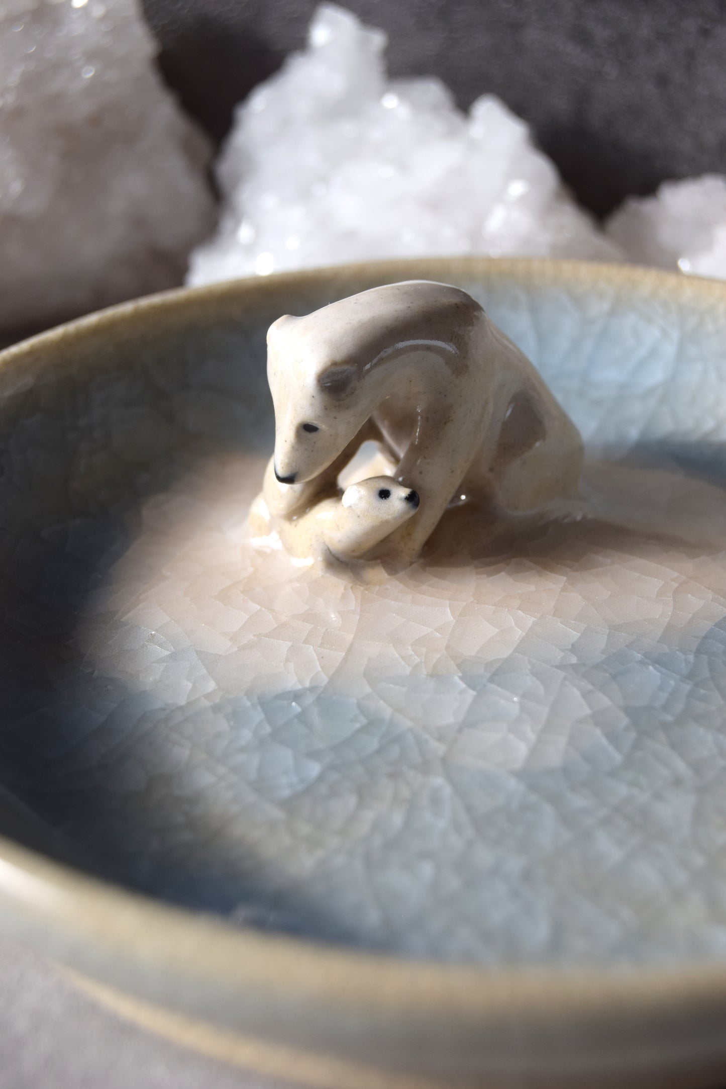 Polar Bears Trinket Plate