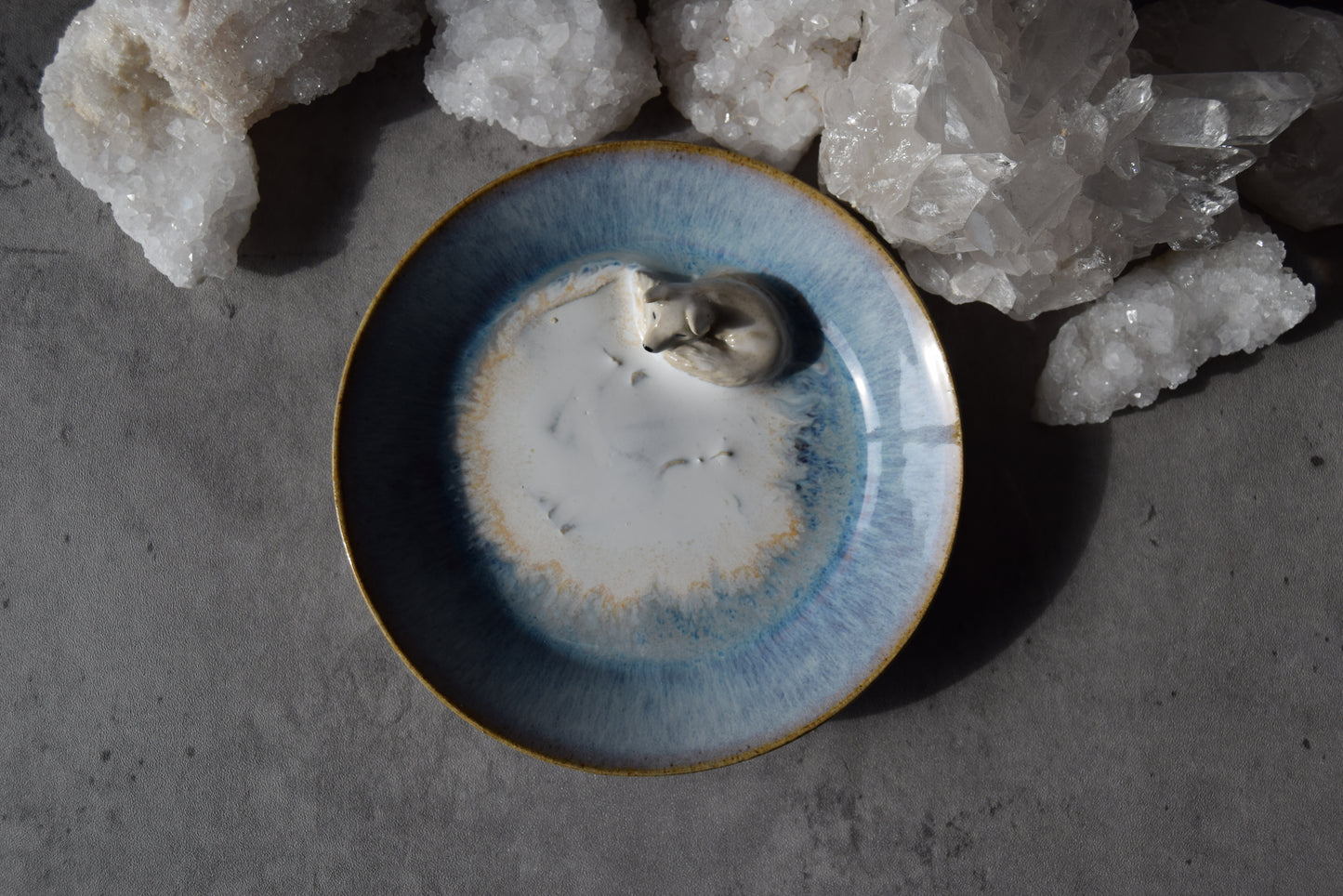 Arctic Fox Trinket Plate