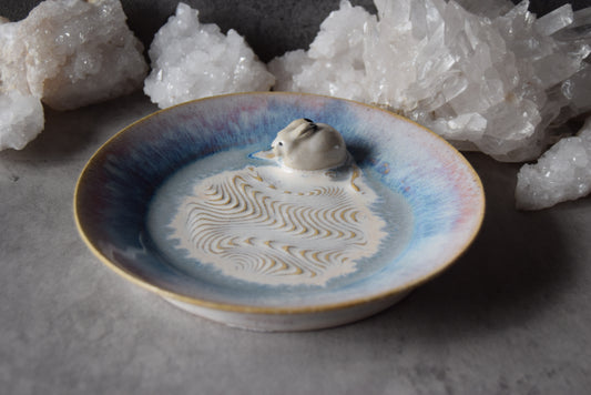 Arctic Hare Trinket Plate