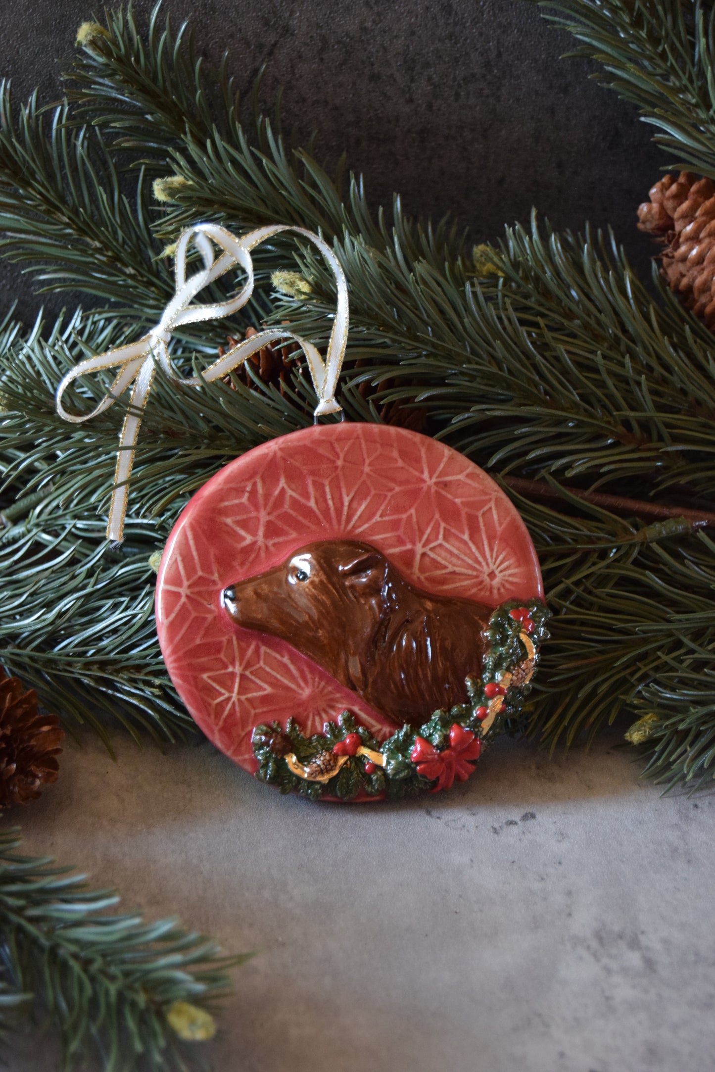 Grizzly Bear Ornament 1