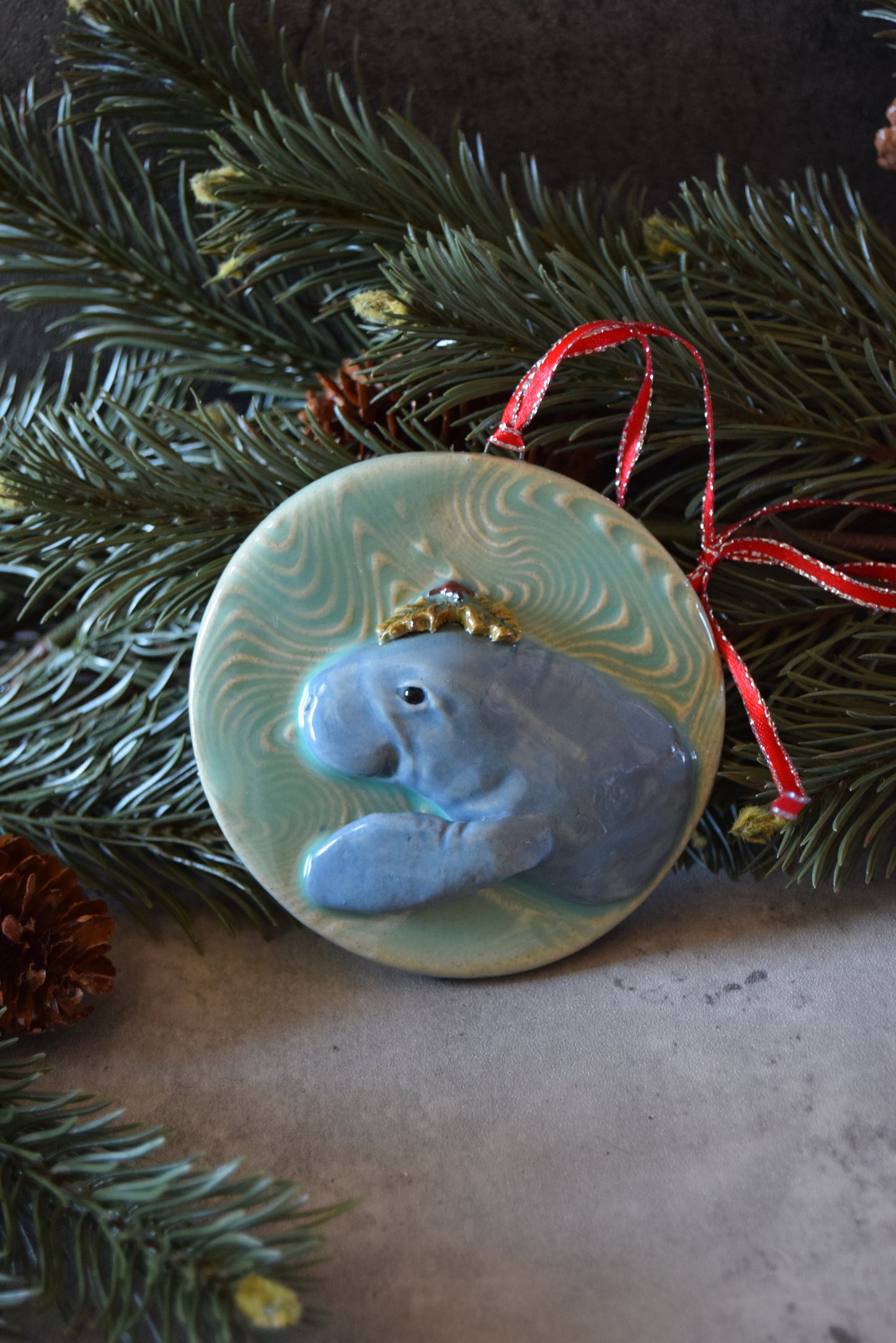 Manatee Ornament 4