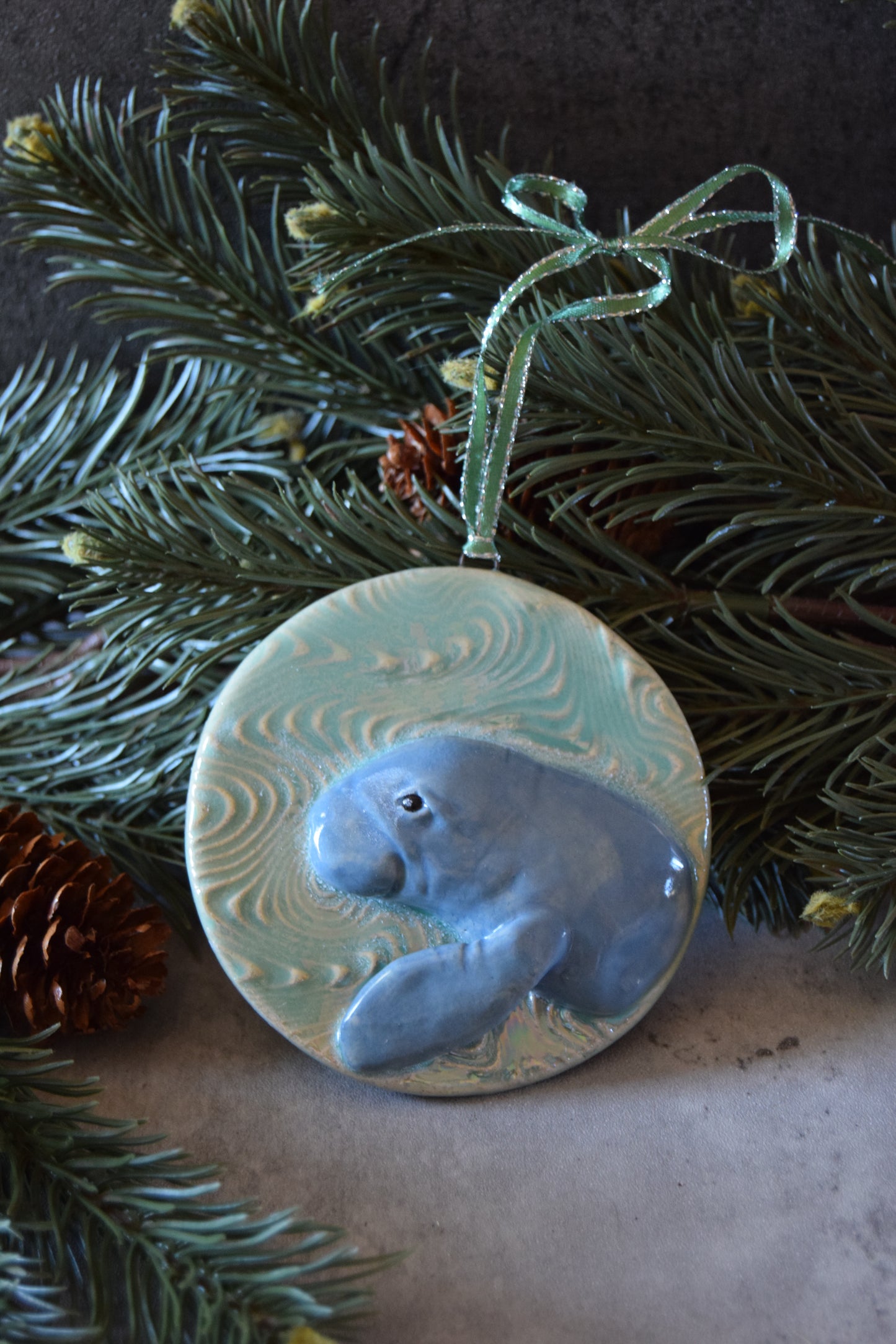 Manatee Ornament 6