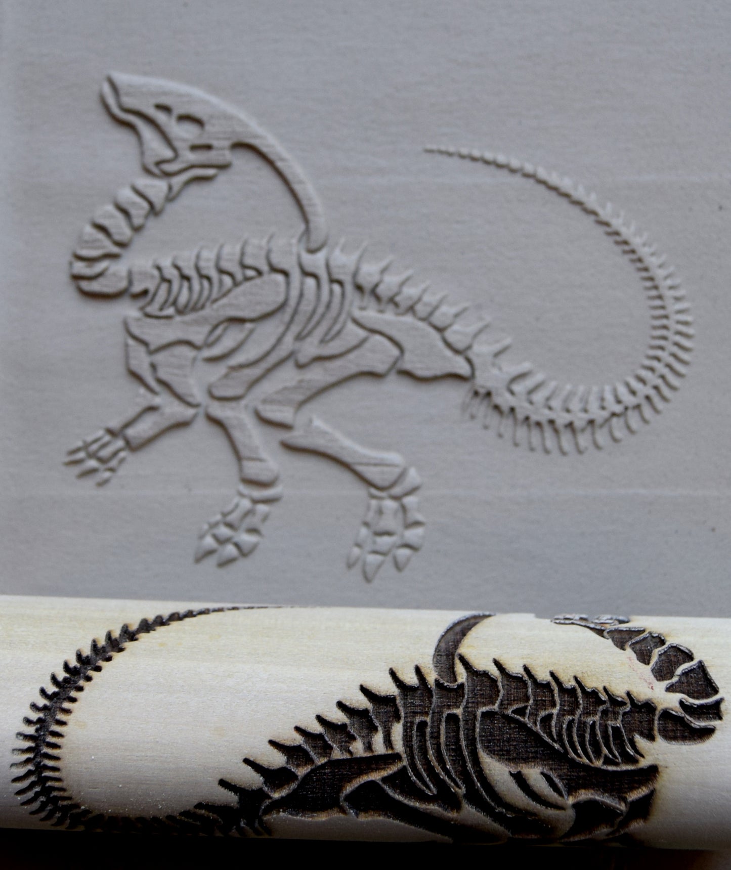 Z*Texture Roller- Parasaurolophus Fossil (twisted)