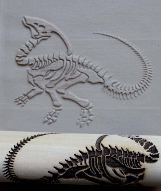 Z*Texture Roller- Parasaurolophus Fossil (twisted)