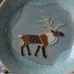 Reindeer Plate (blue)