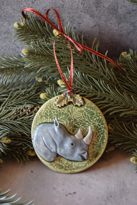 Rhino Ornament 1