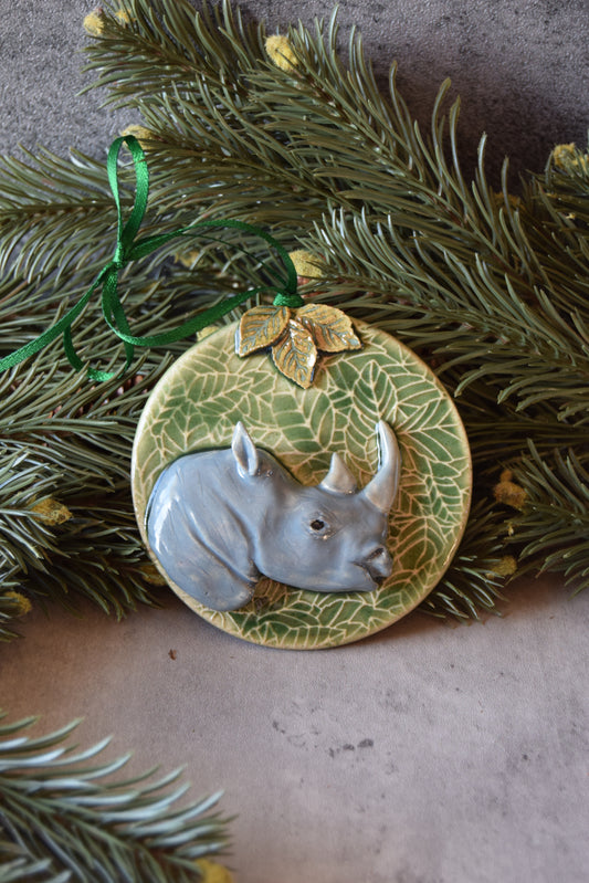 Rhino Ornament 6