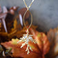Gold Crystal Leaf Set