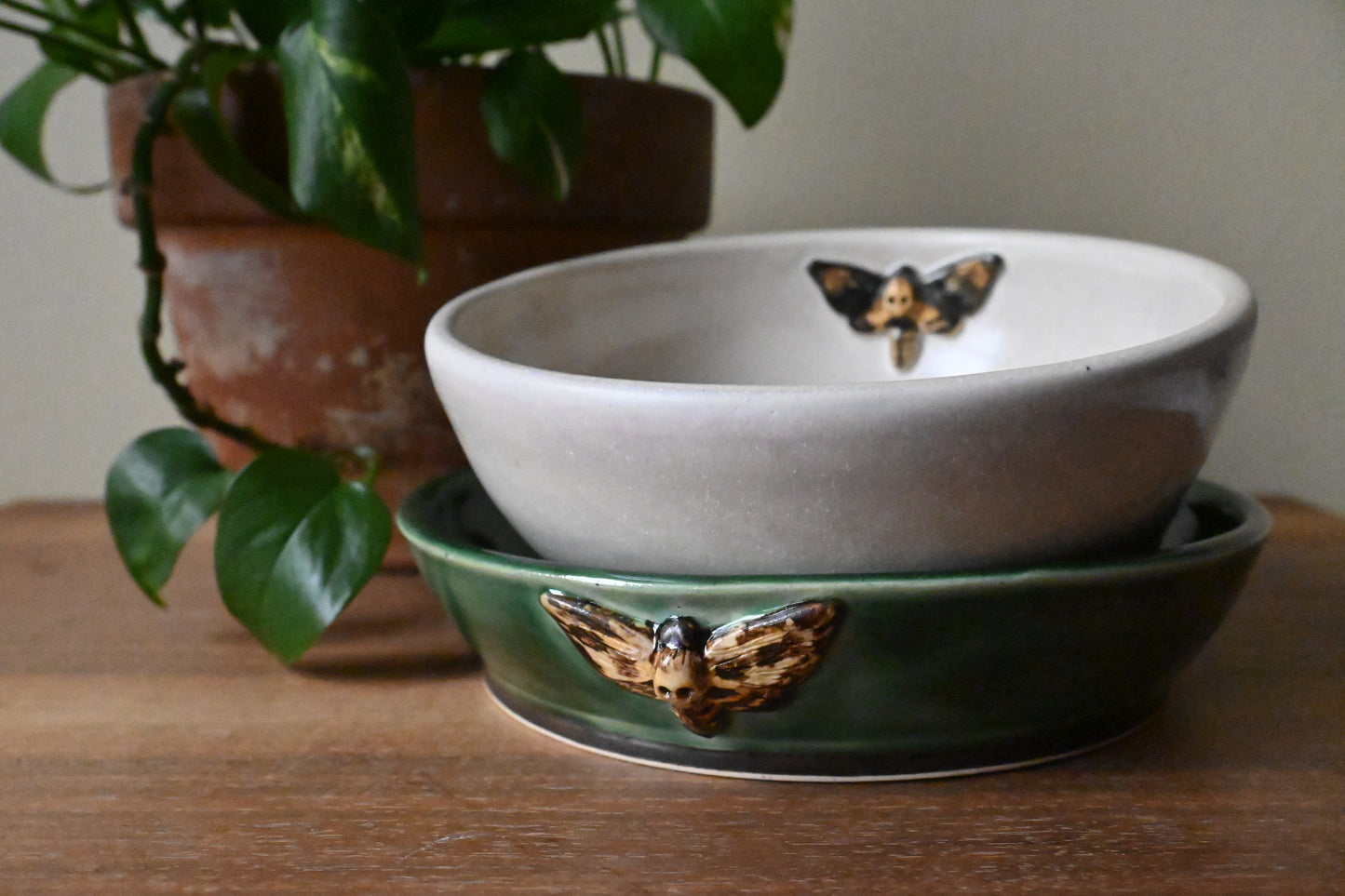 Marieka Jackson- Deathhead Moth Planter Tray