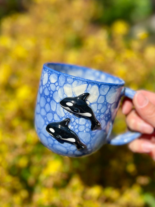 Emily Rose- Double Orca Mug