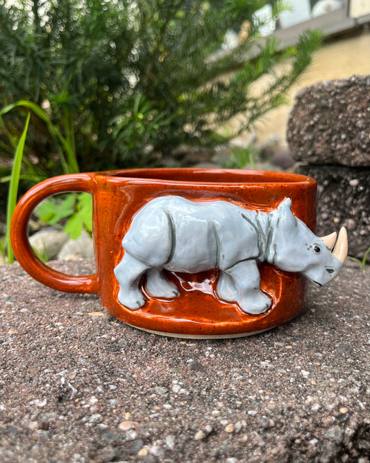 Lauren Hollowniczky- White Rhino Mug