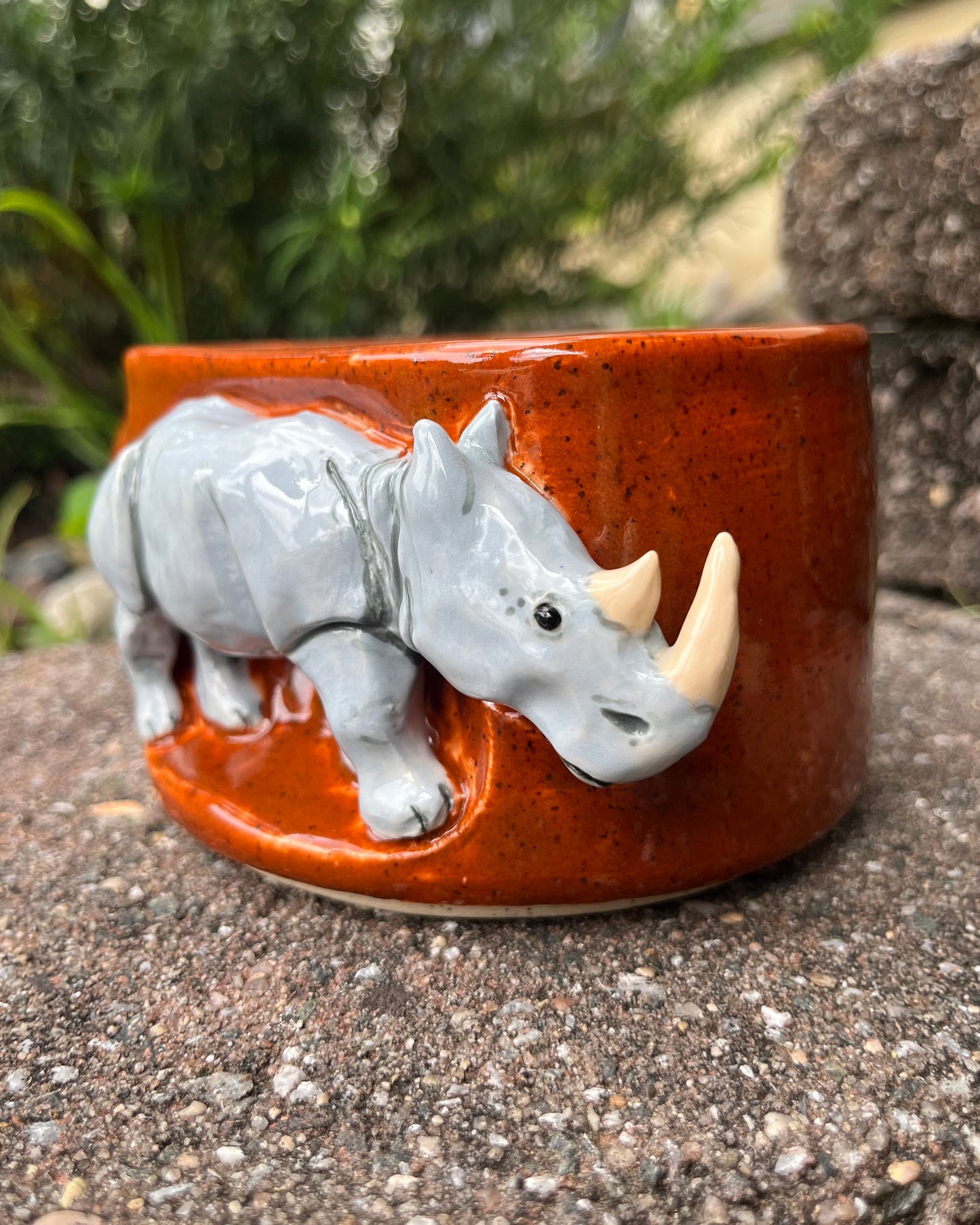Lauren Hollowniczky- White Rhino Mug