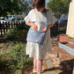 AJ Courtney- crocheted bag