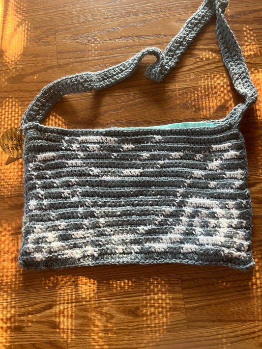 AJ Courtney- crocheted bag