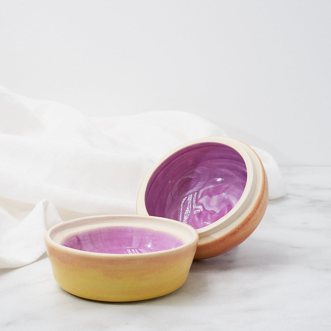 Sara Redpath- Lavender Orpington Lidded Dish