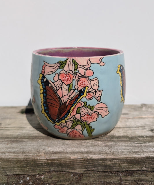 Melissa Rohrs- Mourning Cloak Butterfly Planter