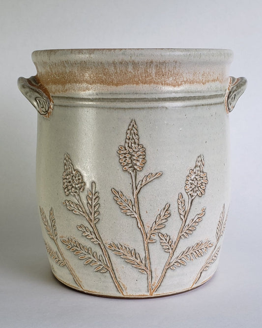 Michael Vorisek- Leafy Prairie Clover Vase