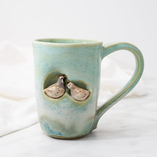 Sara Redpath- California Quail Pair Mug
