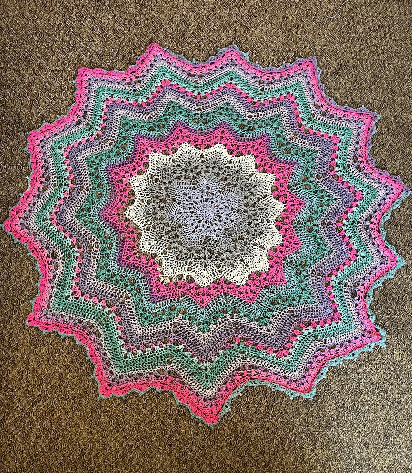 AJ Courtney- Sunflower Sea Star Blanket