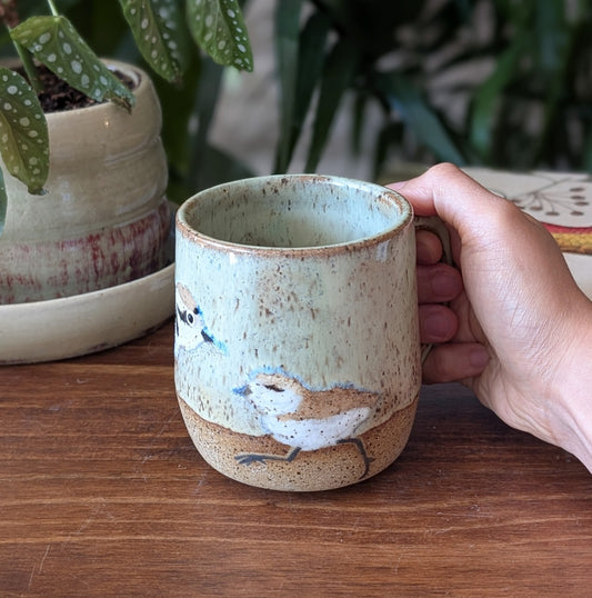 Tu Huynh- Snowy Plovers on Beach Mug