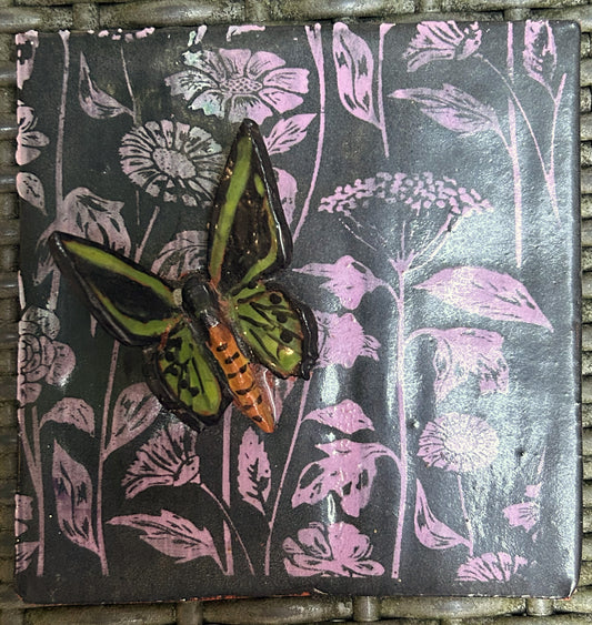 Dara Tesse- Volcanic Butterfly Tile