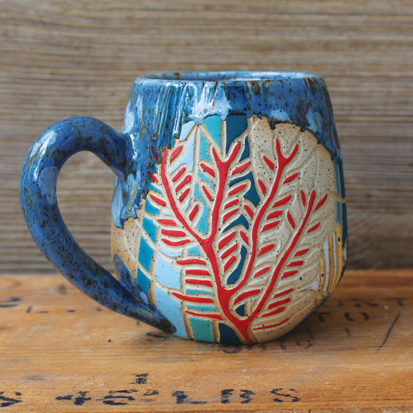 Wilding Ceramics- Hawksbill Sea Turtle Mug