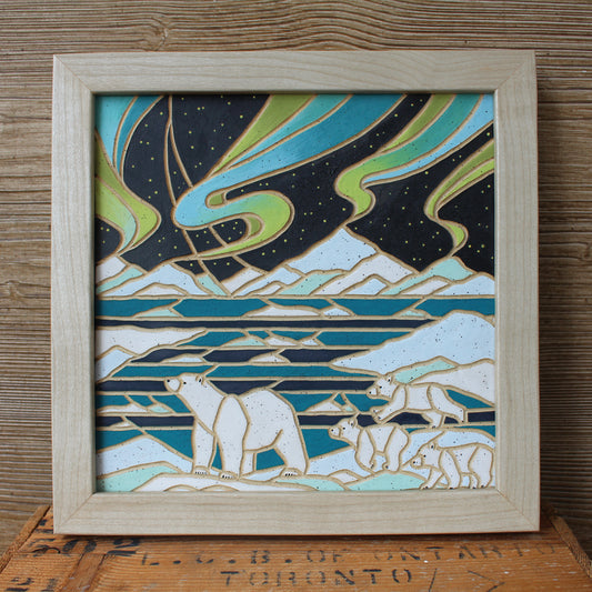Wilding Ceramics- Polar Sentinel Wall Hanging
