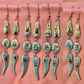 Tess O'Malley- American Alligator Earrings