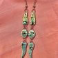 Tess O'Malley- American Alligator Earrings