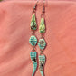 Tess O'Malley- American Alligator Earrings